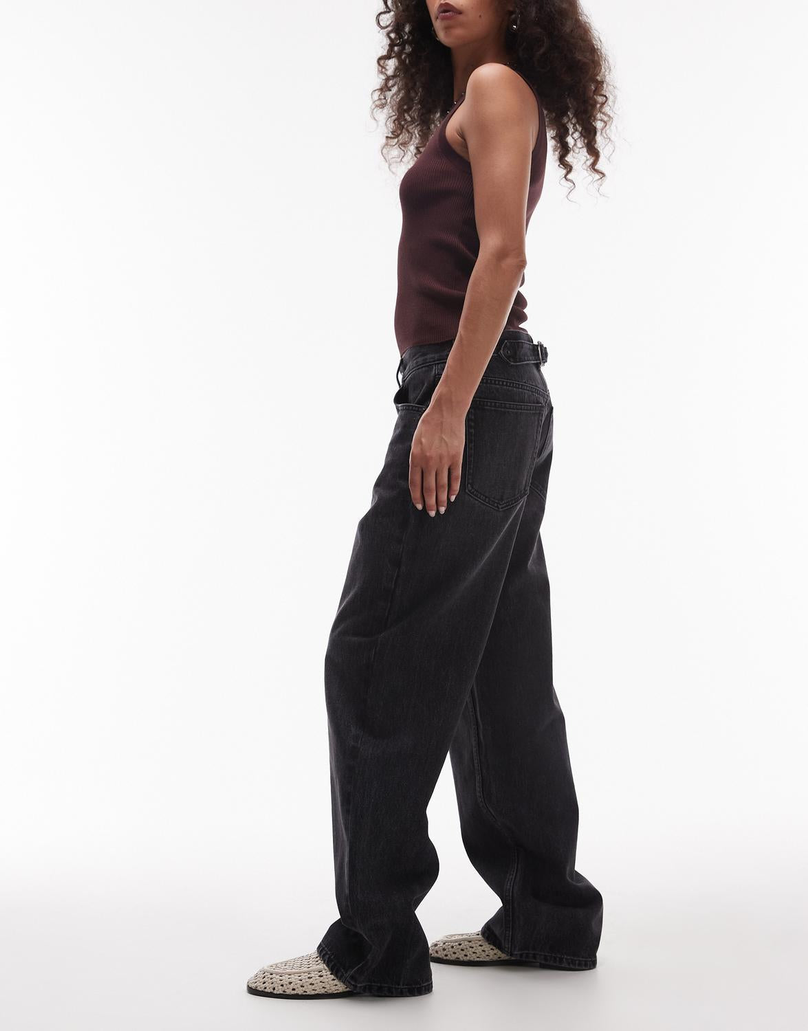 TSCINCH LOW RISE WIDE JEANS